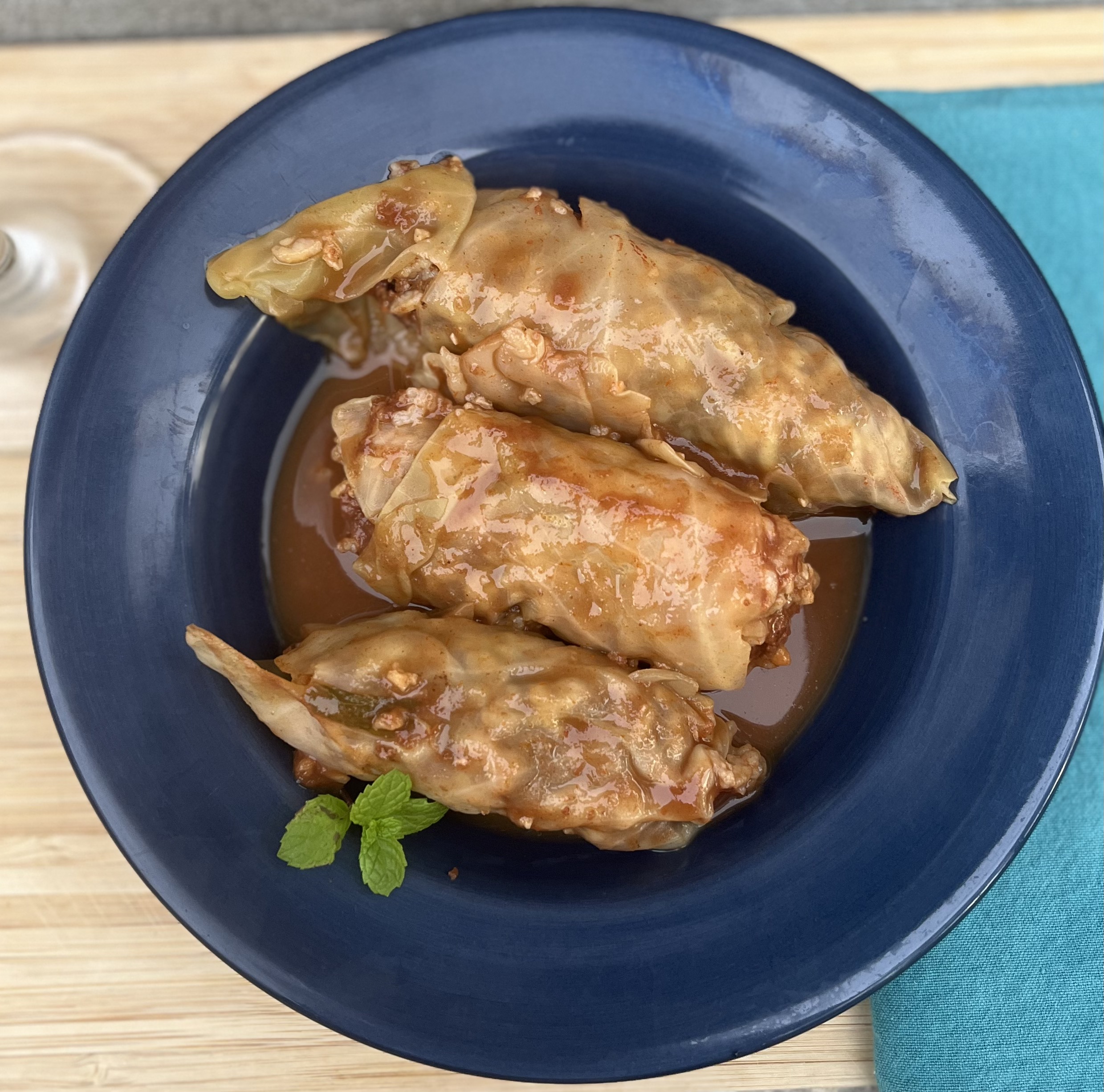 Lahana (Syrian Meat and Rice Stuffed Cabbage) - Simply Scrumptious by Sarah